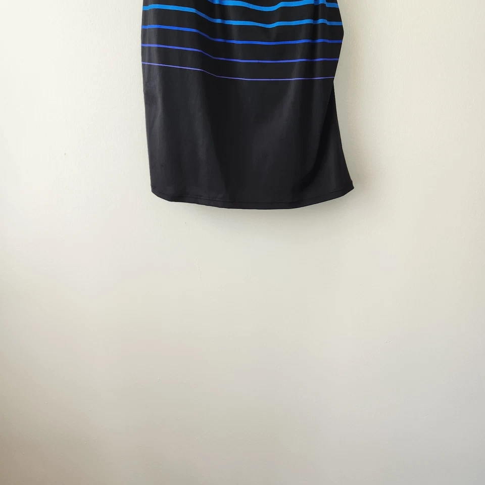 Купальник-танкини Maxine of Hollywood женский топ 14 черная полоса пляж круиз богемное - Изображение 2 из 4