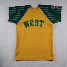 Vintage 1972 RUSSELL ATHLETIC Little League Baseball League Jersey Boys Small