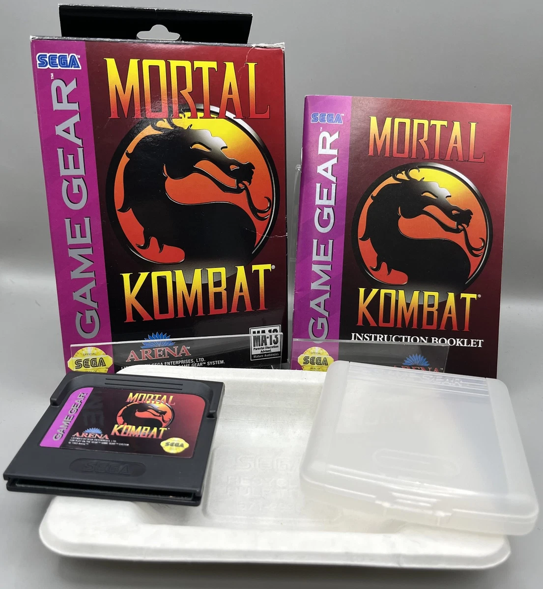 Mortal Kombat Complet Pal EUR SEGA Game Gear Mortal Kombat Complet Pal EUR SEGA Game Gear