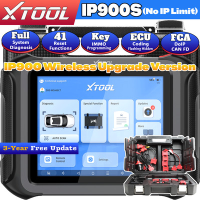 XTOOL IP900S Bidirerctional OBD2 Scanner Diagnostic Tool IMMO 41+ Function SAS