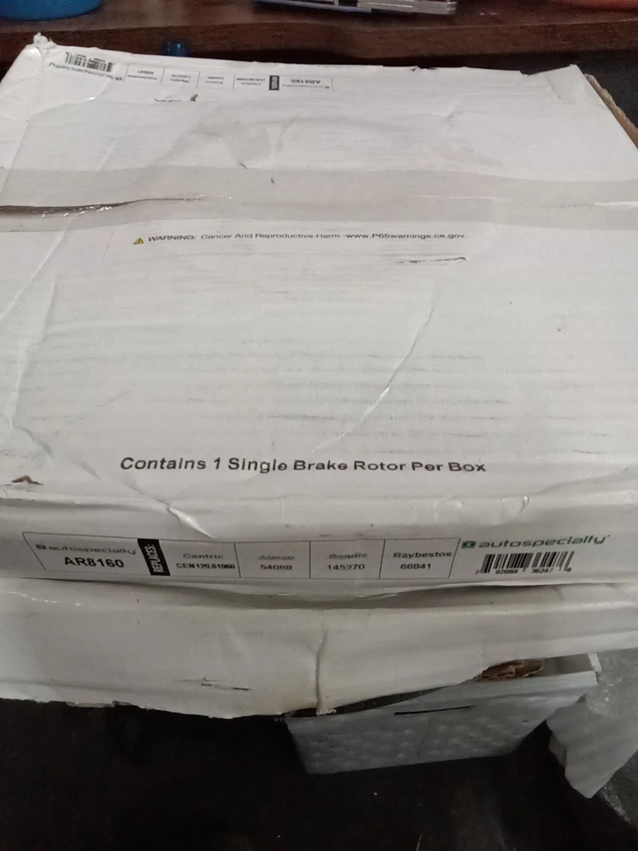 Paquete de 2 rotores de freno AR8160 para Ford Thunderbird 2002-2005 761 Kb Foto 2 de 2