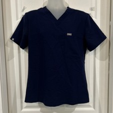 FIGS Scrubs Medical Technical Collection Shirt Top Blue Men s S