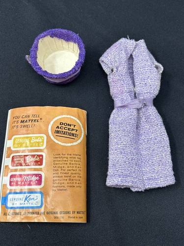 Vintage Mattel Brunette Bubble Cut Barbie Doll In Original Box - Picture 15 of 18