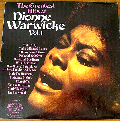 Dionne Warwicke - The Greatest Hits Vol 1 - Vinyl LP - 1st UK Press - Very Good+