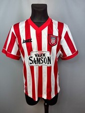 SUNDERLAND 1996 1997 HOME SHIRT FOOTBALL SOCCER JERSEY AVEC MENS SIZE S