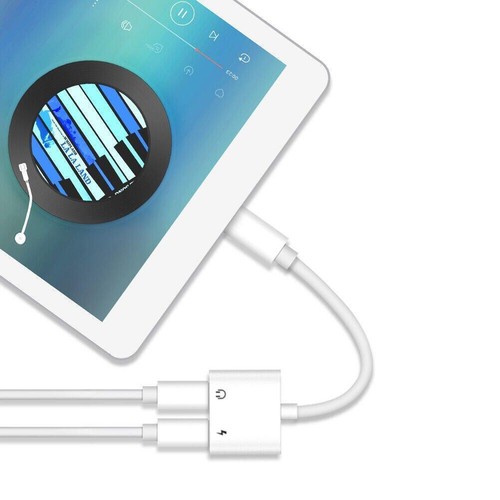 2IN1 Splitter Adapter Headphone & Charger Cable For iphone 7 8 X XR XS 11 12 13 - 第 5/10 張圖片