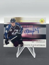 2005-06 Ultimate Collection Ultimate Signatures Marek Svatos #US-SV Auto