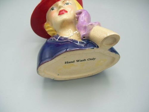 Unbranded Lady Head Vase...Pre-Owned - Picture 4 of 5