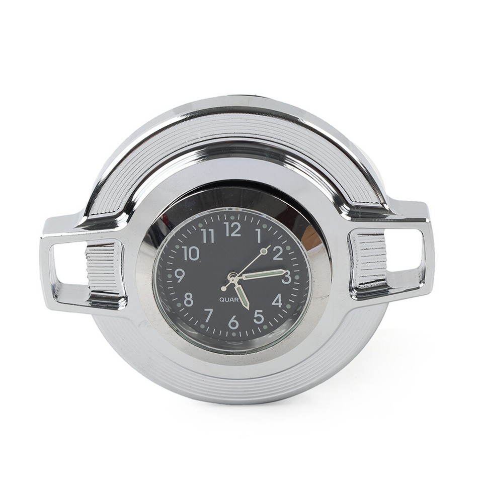 Fuel Gas Tank Oil Cap Cover W/Clock Chrome For Harley Sportster 883