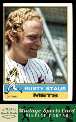 1976 Topps - Rusty Staub - #120  New York Mets