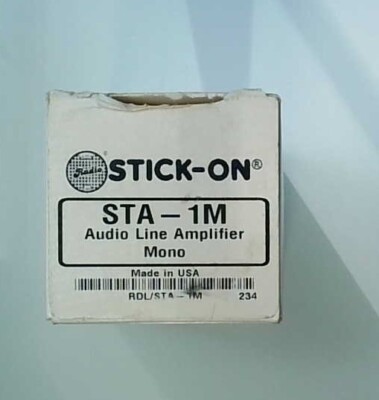 STA-1M Stick-On Audio Line Amplifier Mono