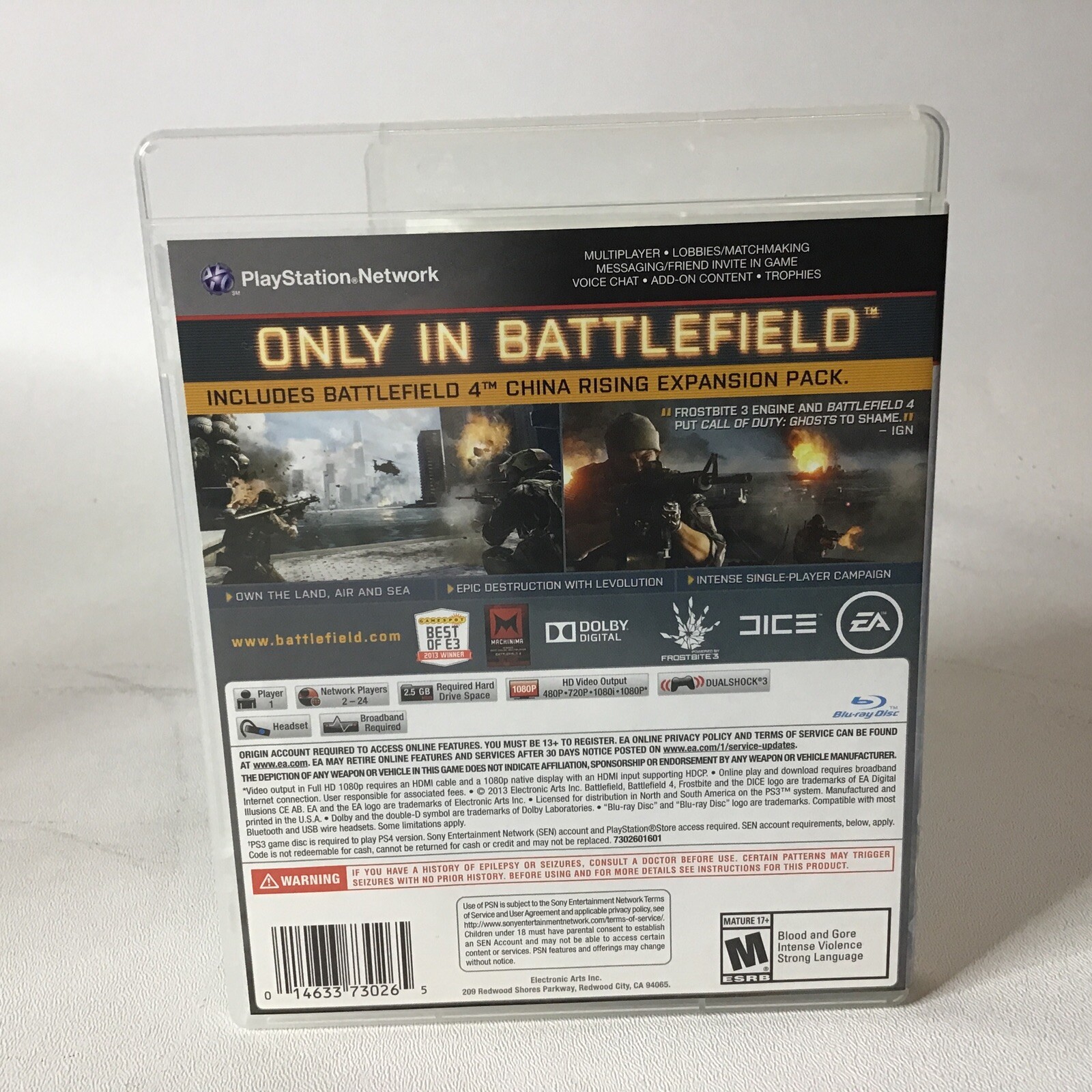 Battlefield 4 Playstation 3 PS3 EA Sports - Brand New Free Shipping!  14633730265