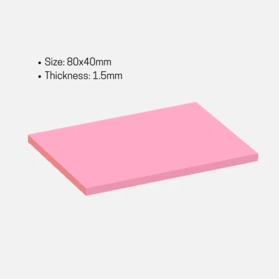 AMAWI TECHNOLOGIES FUSION SUPREME | SOFT 15W/mk Wärmeleitpad | 80x40x1,5 mm | Thermal pad