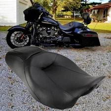 Low-Profile Driver & Passenger Seat For 2008-2024 Harley Touring Road King FLHR