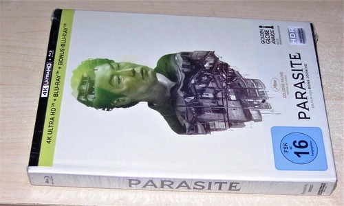 Parasite Uncut 4K Cover B Limited Mediabook 4K Blu Ray + Double Blu Ray New - Picture 4 of 6