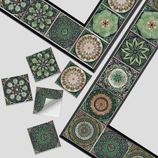 24 x Mosaic Tile Stickers for 150mm x 150mm / 6 x 6 Inch Kitchen Bathroom CNY02