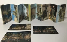 Brussels Belgium Postcard Lot of 13 Vintage Book Of 10 Marketplace 3 Individual