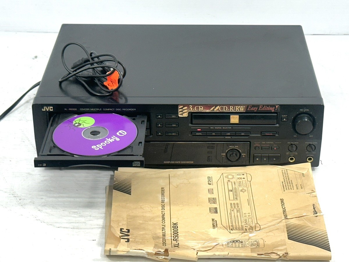 JVC XL-R5000 Digital Multi CD Compact Player & Recorder, Left Side