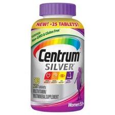 275 Tab Centrum Silver Women 50+ Multivitamin Multimineral Supplement Vitamin D3