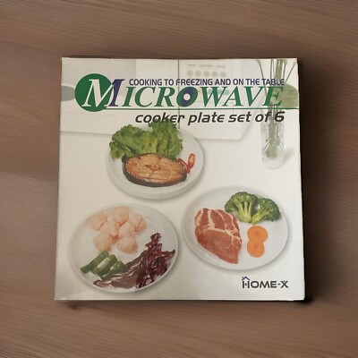 Home-x Microwave Cooker Plate Set