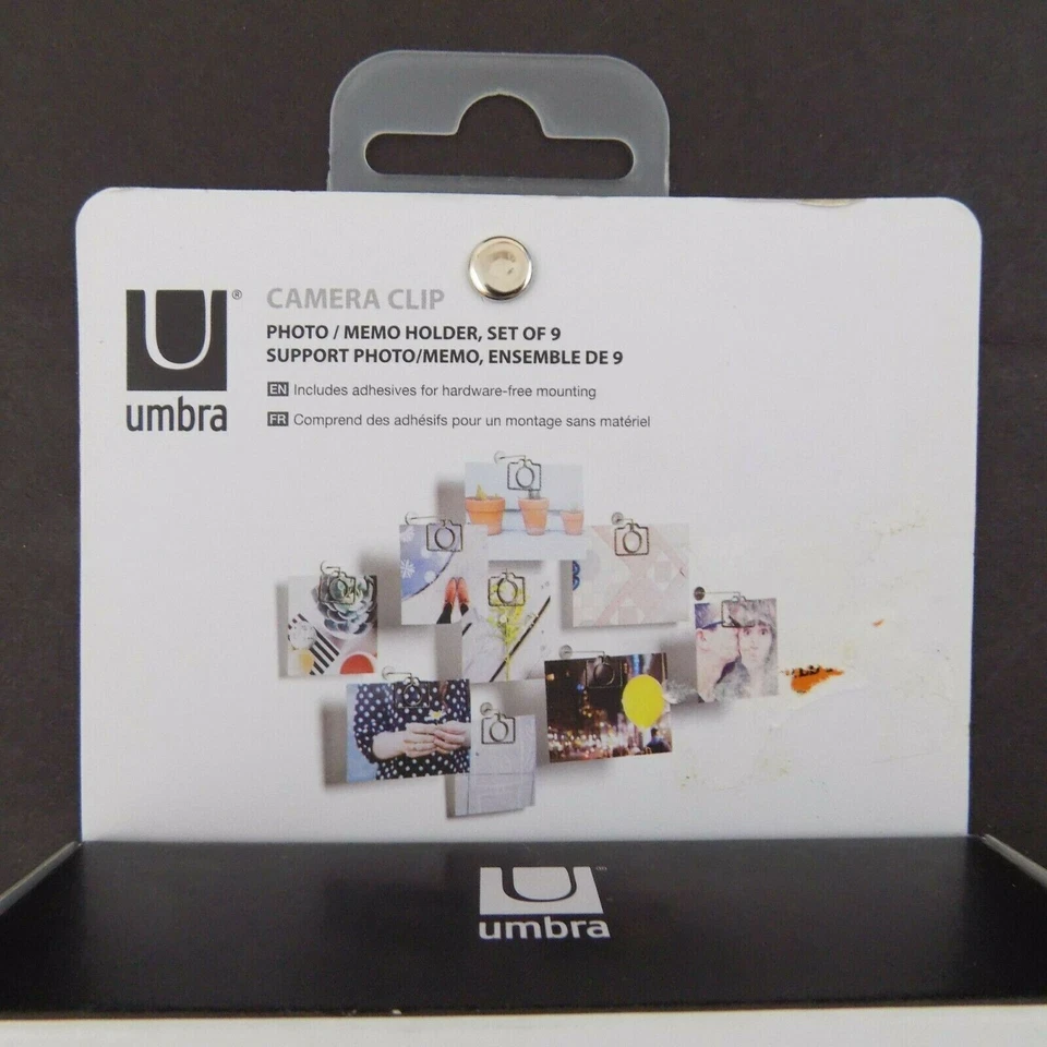 Umbra ~ Camera Clip ~ Set Of 9 ~ Photo/Memo Holders ~ NEW - Image 2 of 4