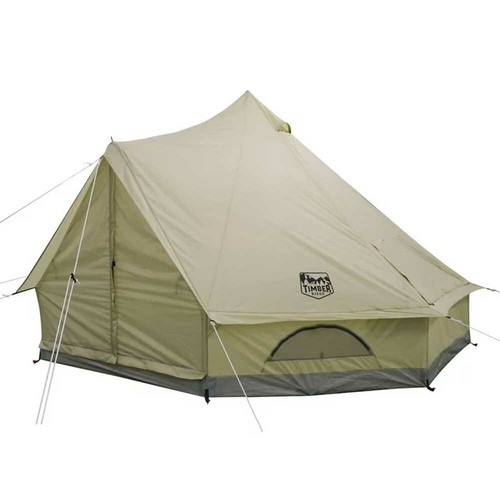 Timber Ridge Glamping Camping Yurt Tent 6 Person Beige WF131398