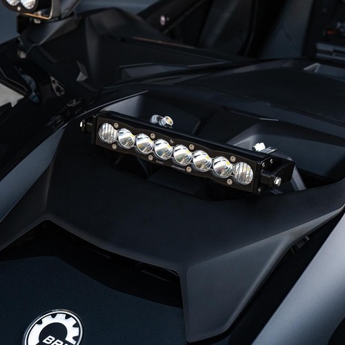 Barra de luz de conducción LED Baja Designs 448196 S8 10 pulgadas para 2024+ Can-Am Maverick R - Imagen 2 de 9
