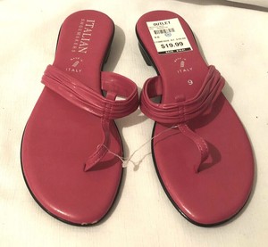 NWOB ITALIAN SHOEMAKERS Womens Pink Fuchsia Flip Flops-Size 9 | eBay
