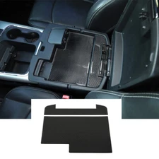 Armrest Box Inner Pad Decor Sticker Trim Decals for Dodge Ram 10-15 Carbon Fiber