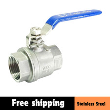 1" Female Ball Valve NPT Thread 316 Stainless Steel Full Port Ball Valve WOG1000