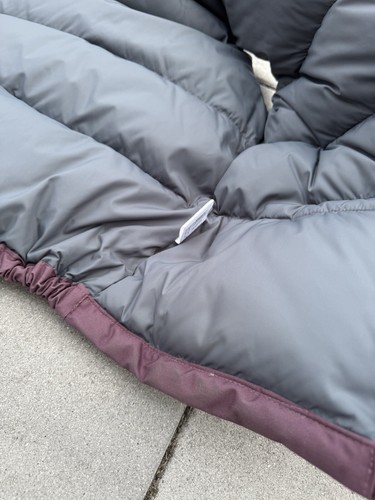 VTG The North Face Down Puffer Vest TNF Men Large Purple Brown Tag 70s 80s USA - Picture 18 of 24