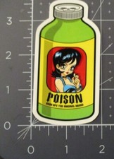 CONEXIONES Skate PEGATINA Poison Girl monopatines cascos calcomanía hentai V