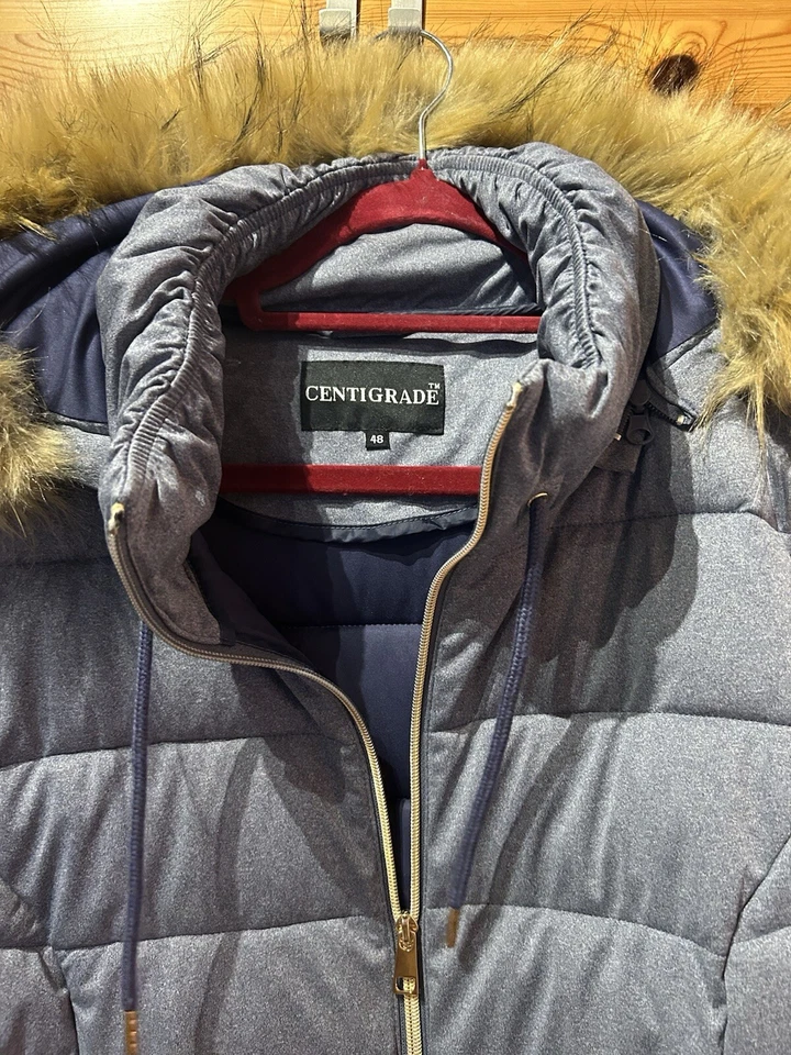 CENTIGRADE STEPPMANTEL Gr. 48 BLAU - Bild 2 von 4