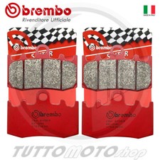 2 COPPIE PASTIGLIE FRENO ANTERIORI BREMBO ROSSE SINTER BMW K 1200 S 2005 2006