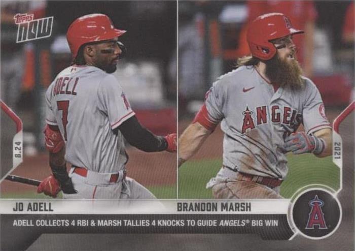 2021 Topps Now - Brandon Marsh Jo Adell #701 for sale | eBay