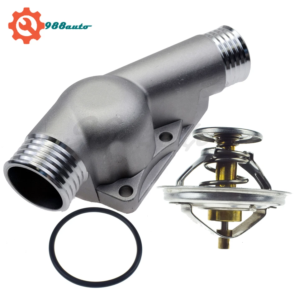 Thermostat & Upgraded Housing Kit 2PCS for 1991-1999 BMW 325i 525i M3 328i 323is - Image 2 of 4