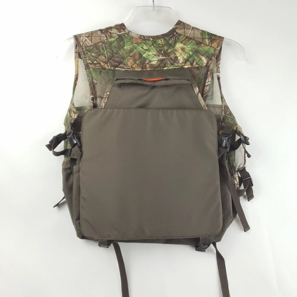 Game Winner Hunting Vest with Padded Seat Mens One Size Polyester Camouflage - Image 4 of 4