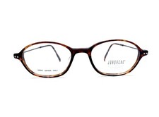 New Vtg Jordache Eyeglasses Brown Tortoise Petite Oval Frame JD-55 TOR 48 18 138