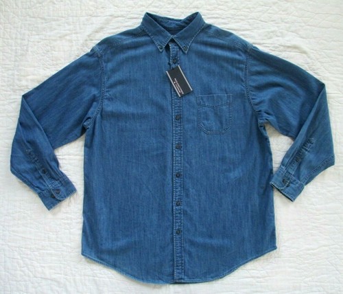 Denim Long Sleeve Shirt Size 