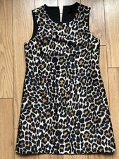 J. CREW leopard animal print sheath dress sleeveless Women’s Size 2 Cheetah!@#$*