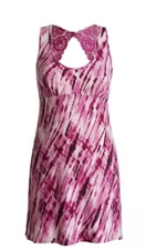 New SECRET  TREASURES Woman Chemise Nightdress Tie Dye Pinks many sizes