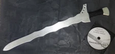 Practice Training Sword Traditional Filipino Kris Practice Aluminum DVD Trainer