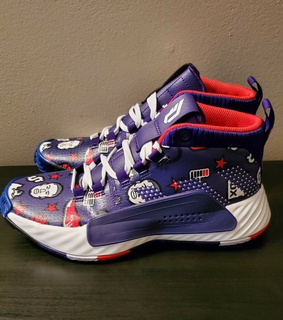 ADIDAS DAME 5 COLLEGIATE PURPLE