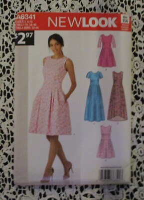 NewLook A6341 Women's Dresses Size 6-18 NEW