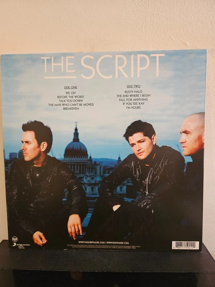 THE SCRIPT The Script 2008/2016 LP 180G POP ALTERNATIVE ROCK VINYL REISSUE - Image 2 of 4