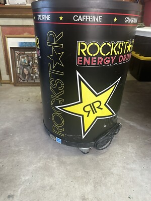 PFI Iceman 2 Rock Star Energy Drink Rolling Cooler/Ice Chest  Patio Deck