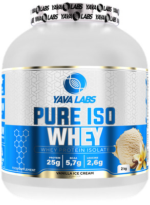 YAVA LABS  PURE ISO WHEY PROTEIN 2kg 66 Portionen + extra BONUS