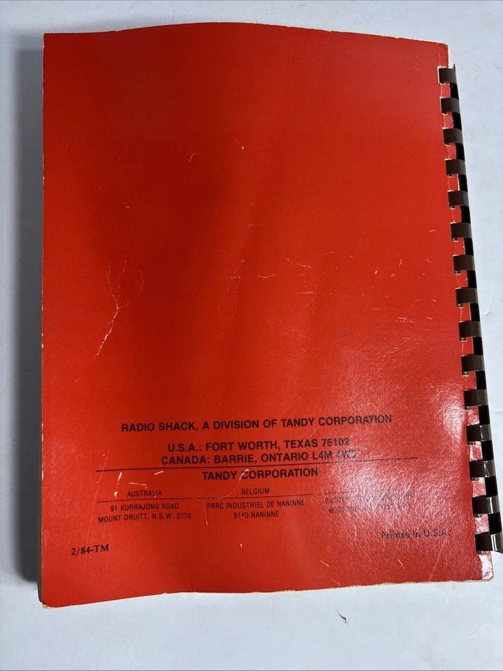 Vintage Tandy OS-09 Reference Manual - Image 4 of 4