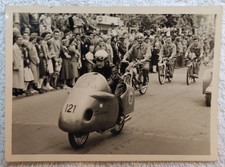 Altes Foto Motorrad NSU  Sportmax 50er Jahre