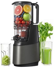 Cold Press Juicer, Slow Masticating Machines with 5.3" Extra Large Feed Chute